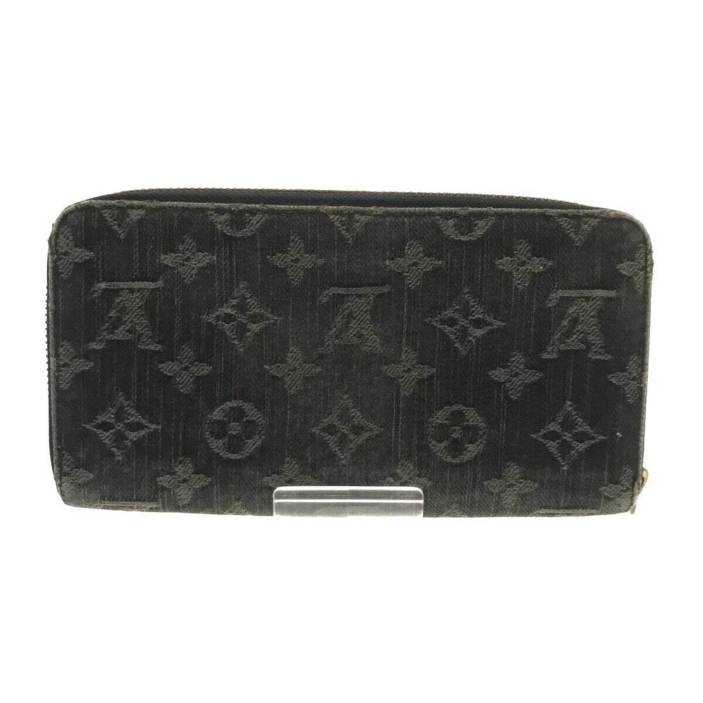 Auth Louis Vuitton Zippy Wallet Denim #73697L29 - Picture 2 of 8
